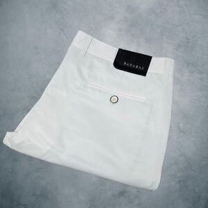 Barabas Italy Handcrafted Size 40 White Solid Relaxed Fit Formal Work Pants Mens